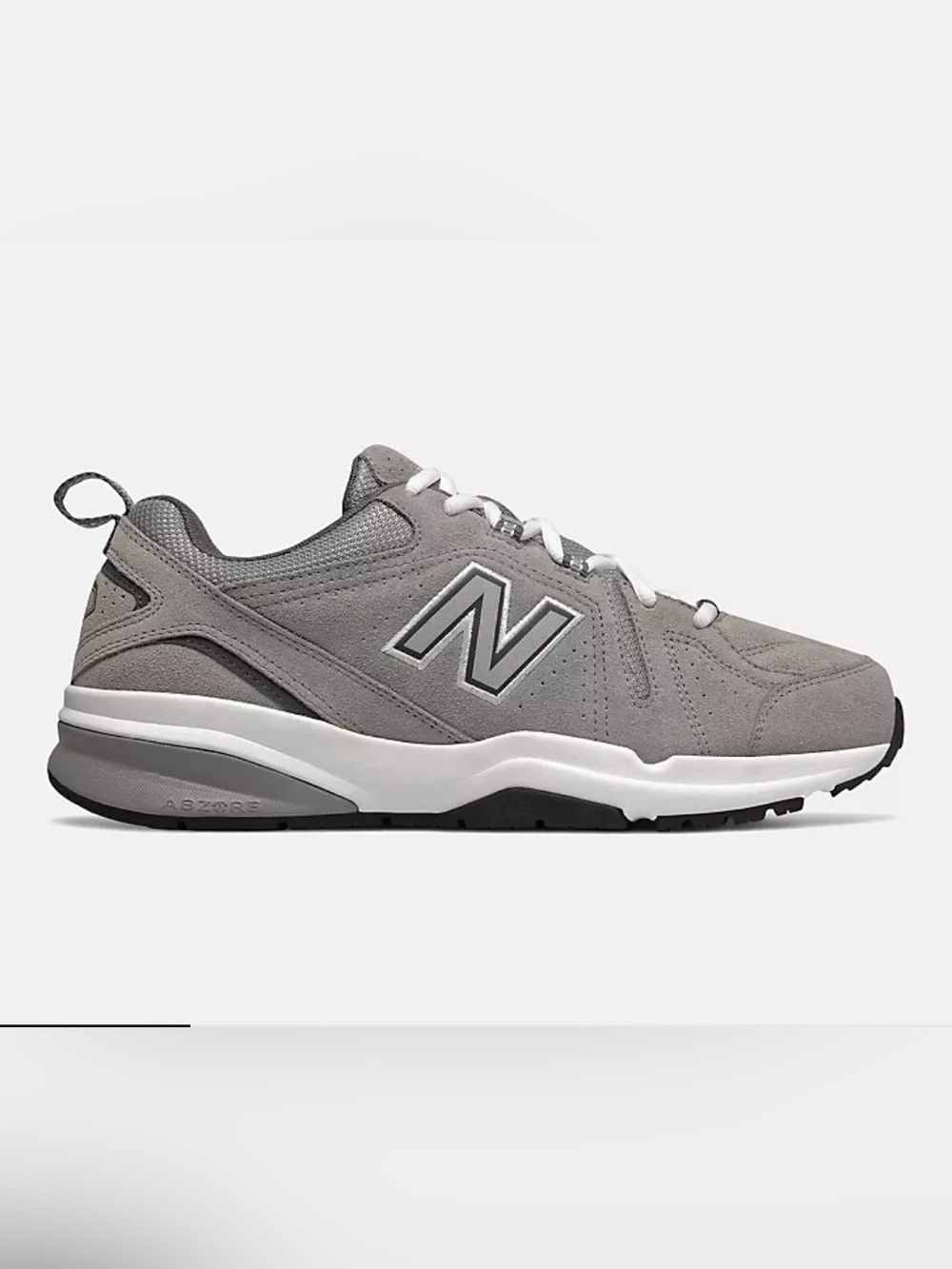 New Balance Men's Grey Suede Athletic Sneakers